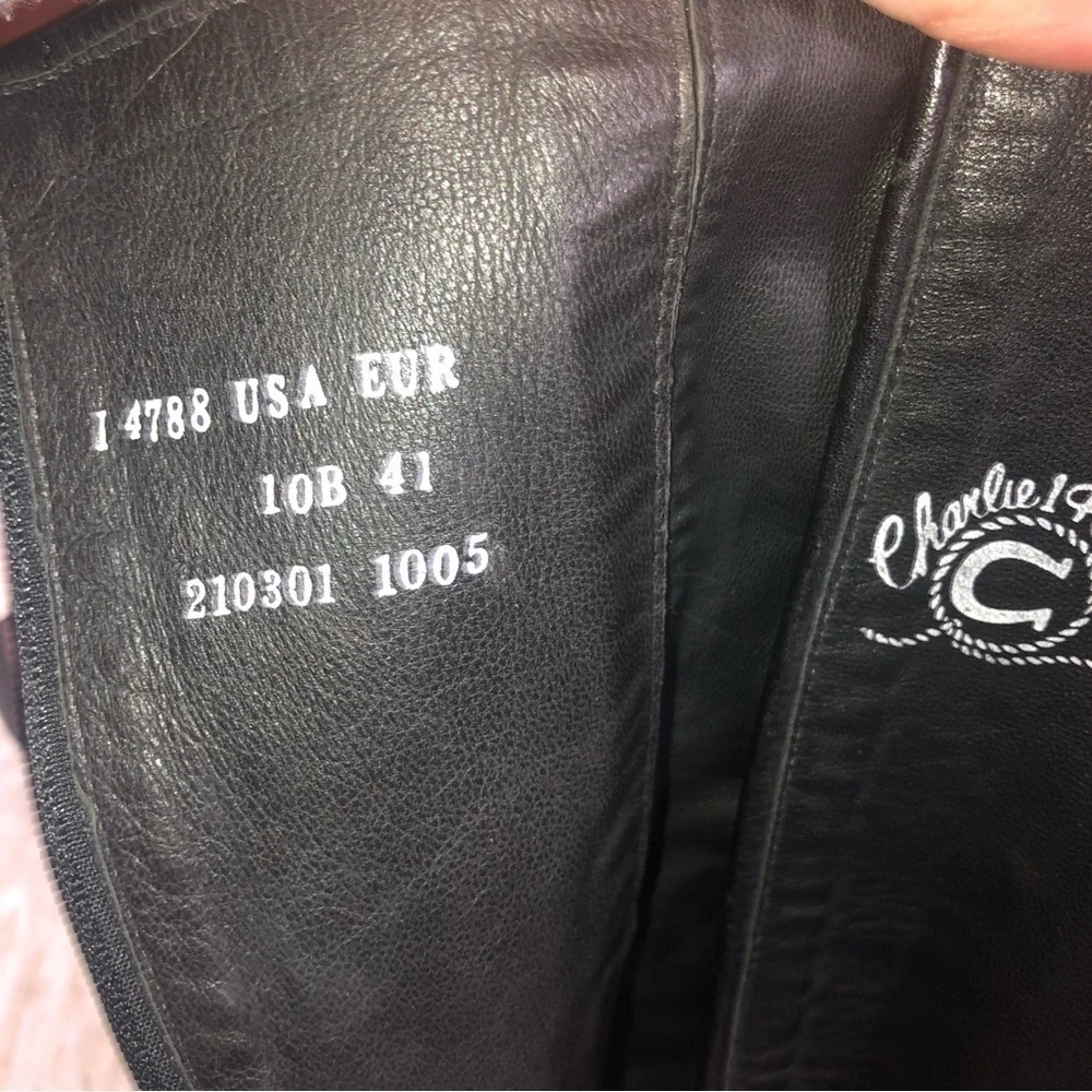 Lucchese CHARLIE 1 HORSE Artisian Handcrafted Leather Tall Riding Boots